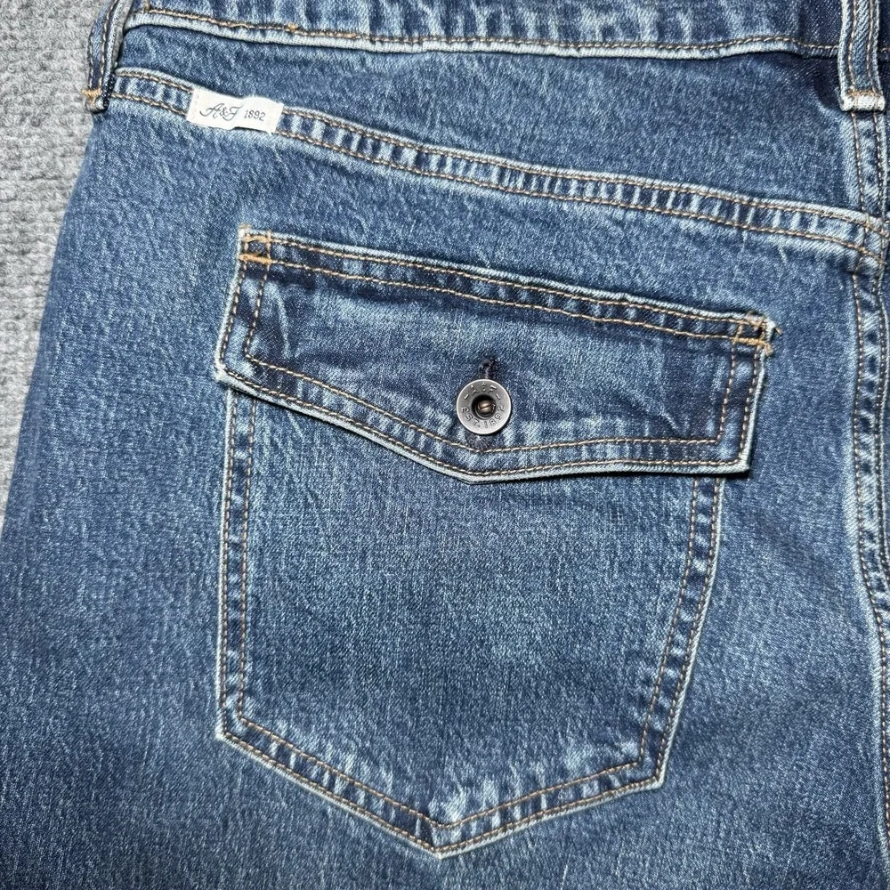 NWT‎ Abercrombie & Fitch Curve Love High Rise Bootcut Jean 32x33 Jeans Sz 32L